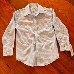 Crewcuts Blue Checkered Kids Shirt